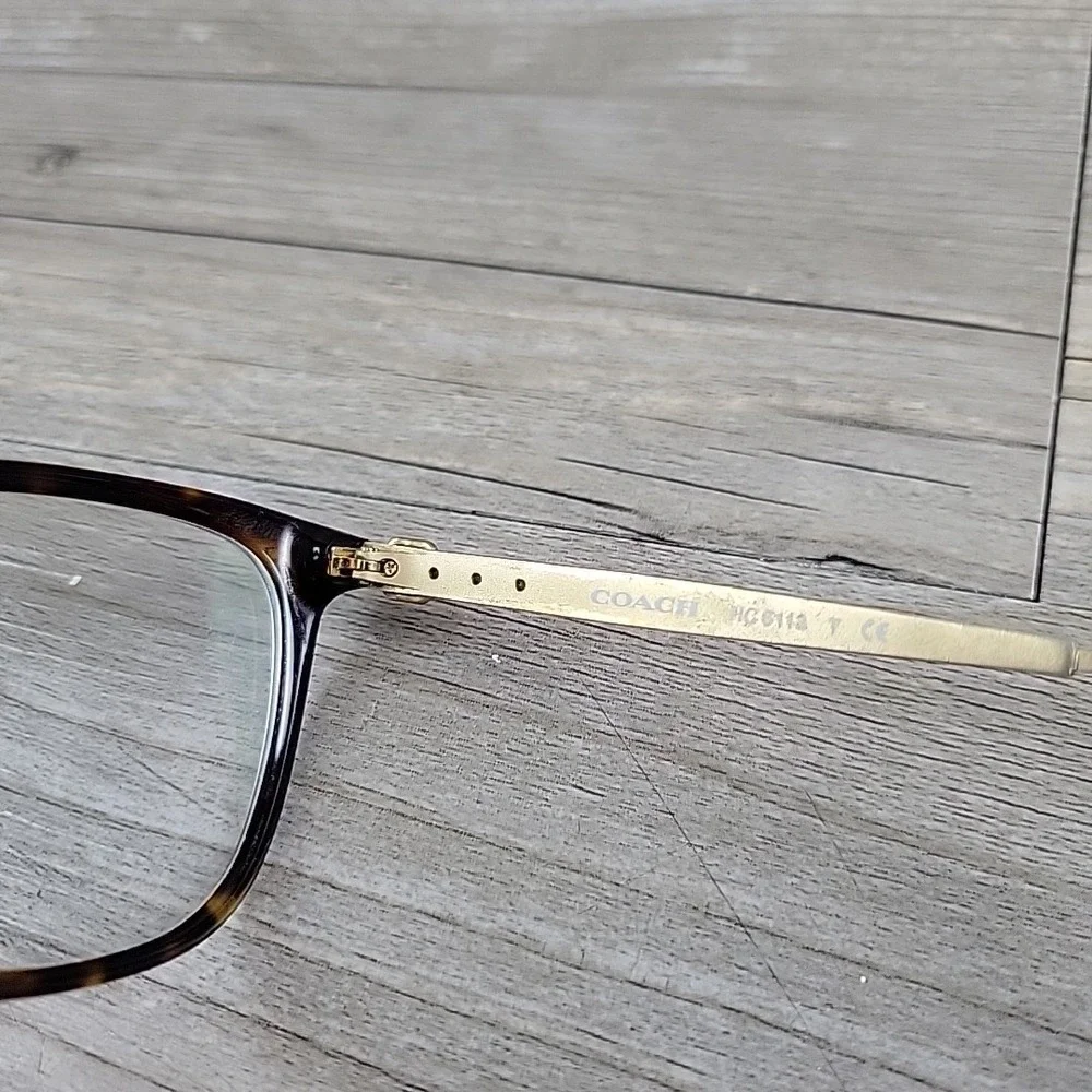 Coach Eyeglasses HC 6113 5485 Dark‎ Tortoise 53-18-140 Frames Only